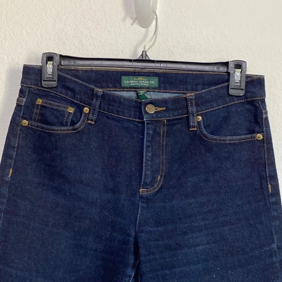 Lauren Ralph Lauren Classic Straight Dark Wash Jeans Size 10 - Picture 3 of 12